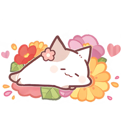 🏵 Стикер «Котенок Неккоро» для Telegram