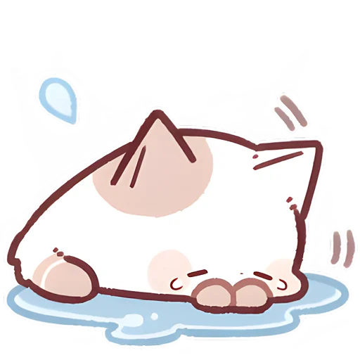 😭 Стикер «Котенок Неккоро» для Telegram