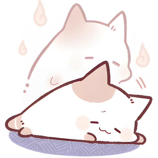😪 Стикер «Котенок Неккоро» для Telegram