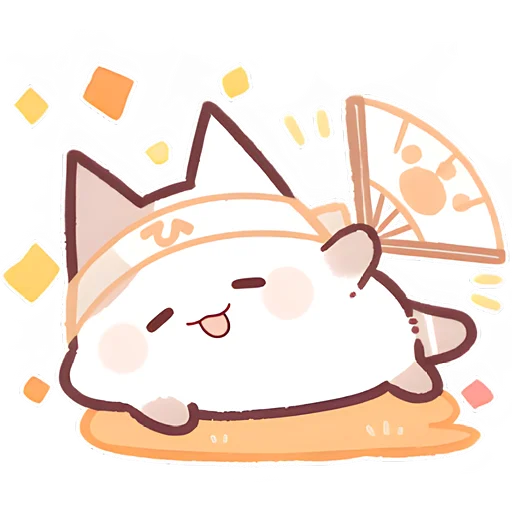 🪭 Стикер «Котенок Неккоро» для Telegram
