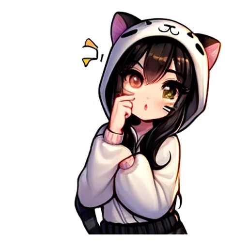 ⁉️ Стикер «Neko Неко» для Telegram