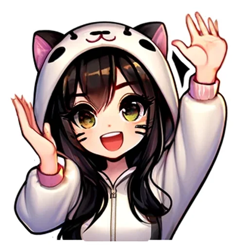 🙌 Стикер «Neko Неко» для Telegram