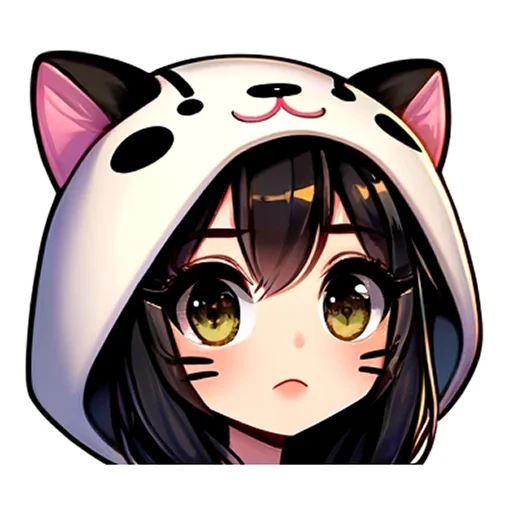 😕 Стикер «Neko Неко» для Telegram