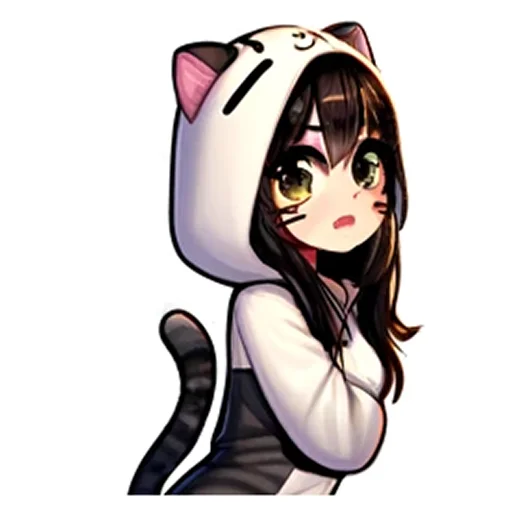 😕 Стикер «Neko Неко» для Telegram
