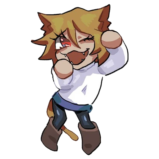 🥴 Стикер «Neko Arc Funny» для Telegram