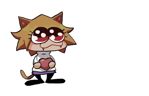❤️ Стикер «Neko Arc Funny» для Telegram