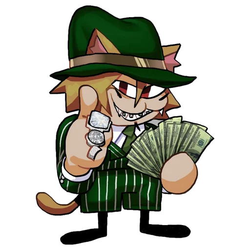 💵 Стикер «Neko Arc Funny» для Telegram