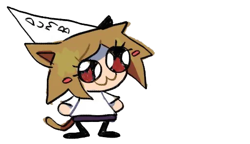 🧠 Стикер «Neko Arc Funny» для Telegram