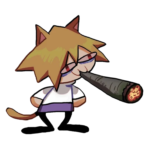 🚬 Стикер «Neko Arc Funny» для Telegram