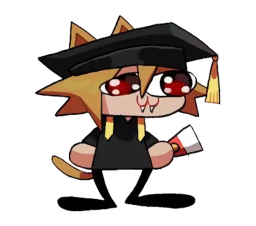🧠 Стикер «Neko Arc Funny» для Telegram
