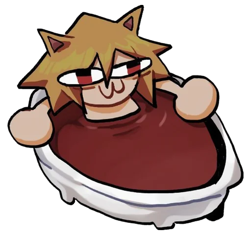 🛀 Стикер «Neko Arc Funny» для Telegram