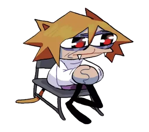🪑 Стикер «Neko Arc Funny» для Telegram