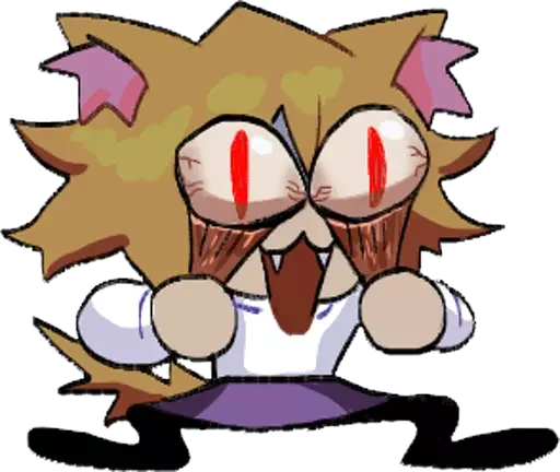 👁 Стикер «Neko Arc Funny» для Telegram