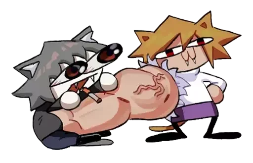 👊 Стикер «Neko Arc Funny» для Telegram