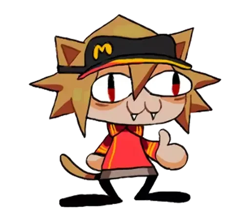 👨‍🏭 Стикер «Neko Arc Funny» для Telegram