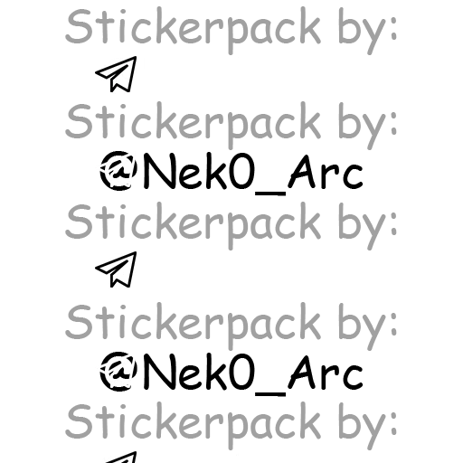 📢 Стикер «Neko Arc Funny» для Telegram