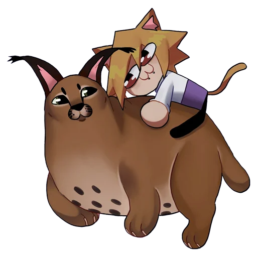 ❤️ Стикер «Neko Arc Funny» для Telegram