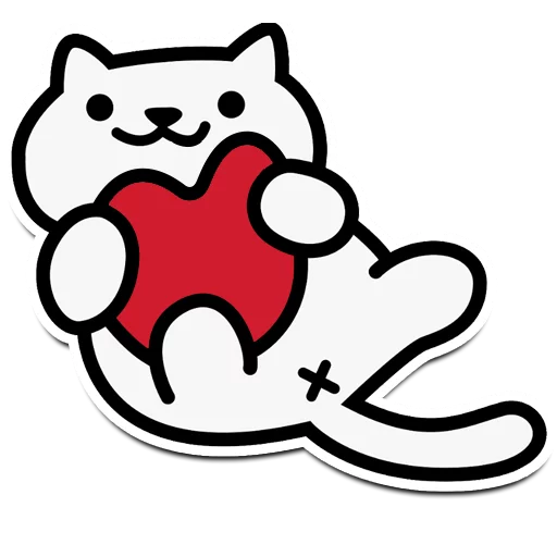 ❤ Стикер «Neko Atsume» для Telegram