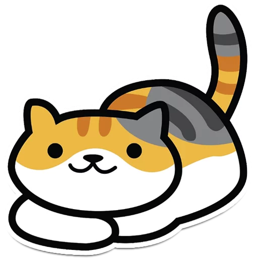 😊 Стикер «Neko Atsume» для Telegram