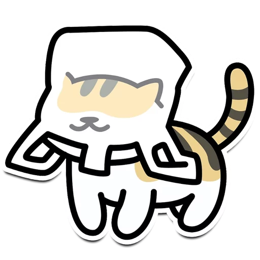 😳 Стикер «Neko Atsume» для Telegram