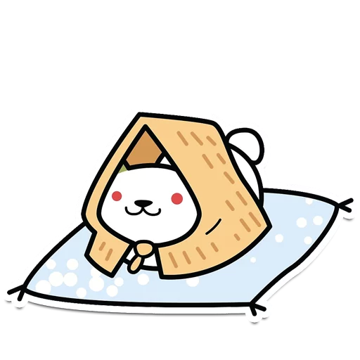 🏡 Стикер «Neko Atsume» для Telegram