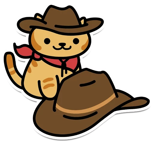 🤗 Стикер «Neko Atsume» для Telegram