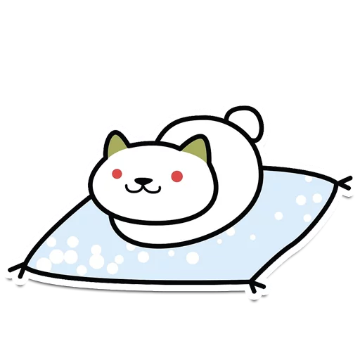 👼 Стикер «Neko Atsume» для Telegram