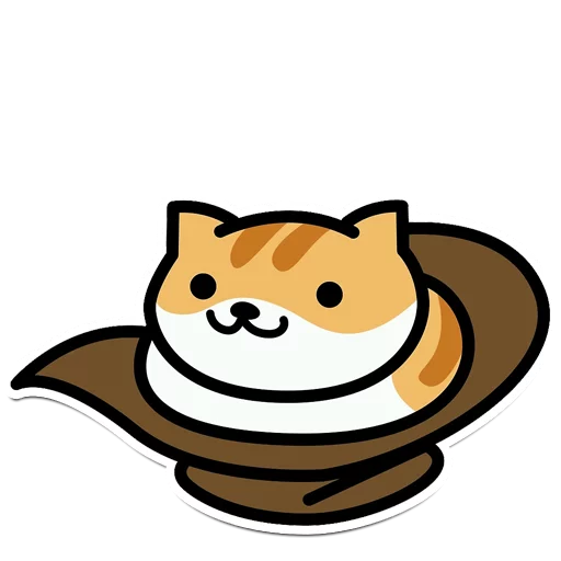 🕵 Стикер «Neko Atsume» для Telegram