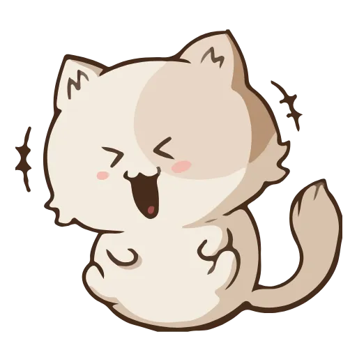 Стикерпак Neko Chan для Telegram