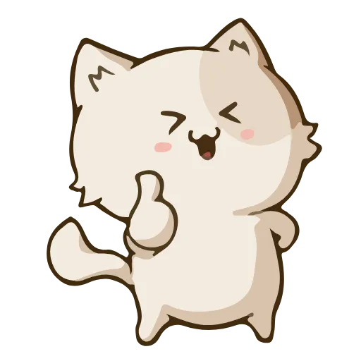 👍 Стикер «Neko Chan» для Telegram
