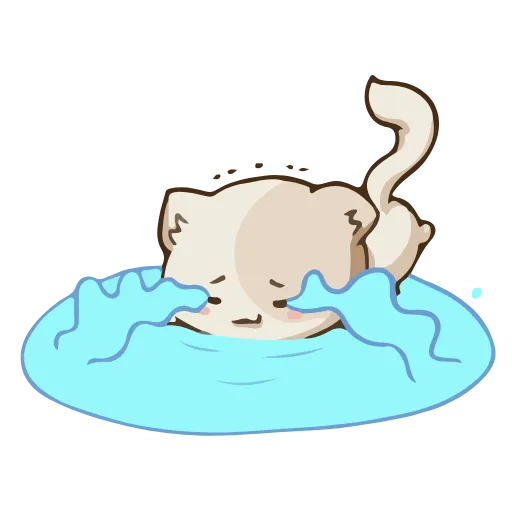 😭 Стикер «Neko Chan» для Telegram