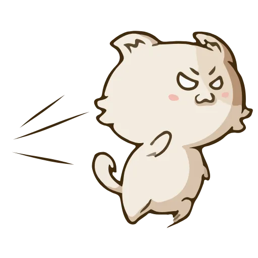🏃‍♂️ Стикер «Neko Chan» для Telegram