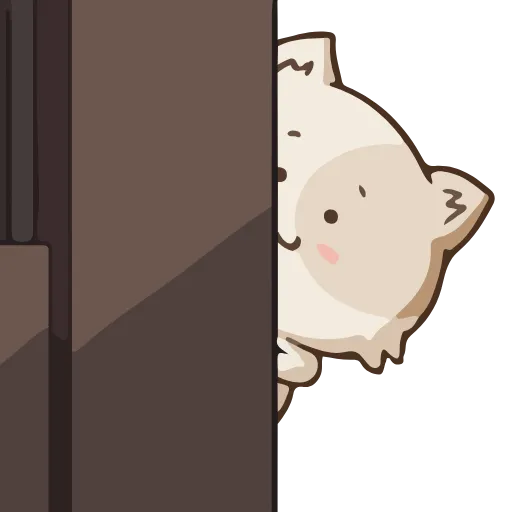 👀 Стикер «Neko Chan» для Telegram