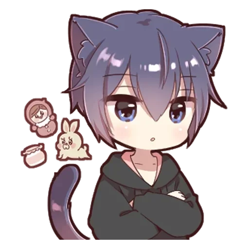 🌟 Стикер «Неко кун» для Telegram