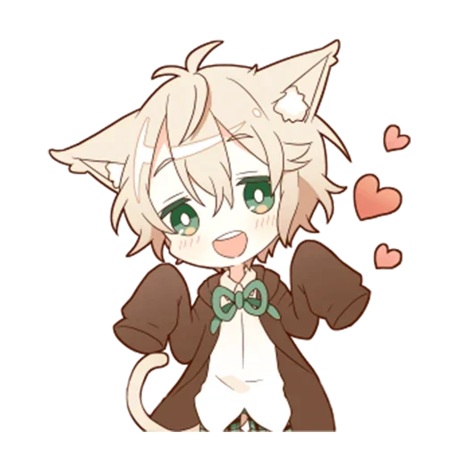 🥰 Стикер «Neko kun» для Telegram