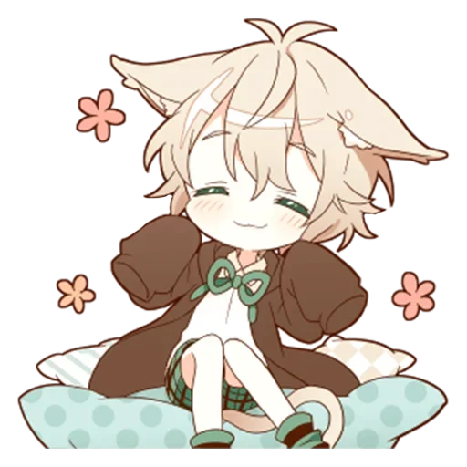 🥳 Стикер «Neko kun» для Telegram