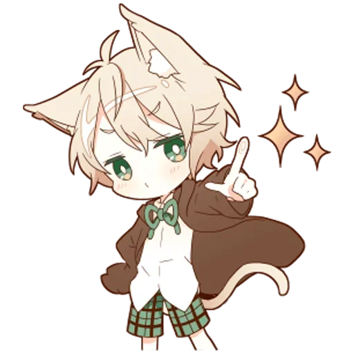 ☹️ Стикер «Neko kun» для Telegram