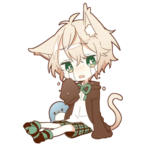 😒 Стикер «Neko kun» для Telegram