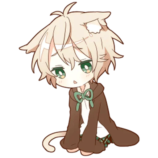 😐 Стикер «Neko kun» для Telegram