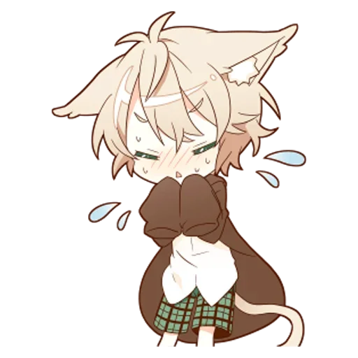 😲 Стикер «Neko kun» для Telegram
