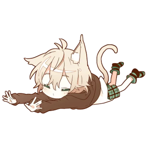 🛏 Стикер «Neko kun» для Telegram