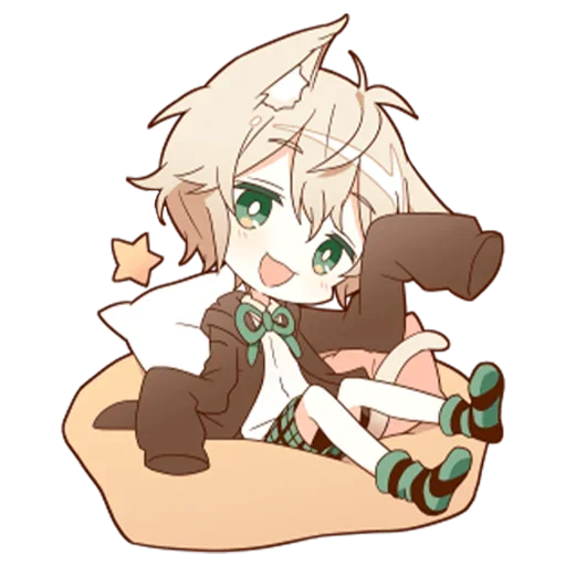 🐱 Стикер «Neko kun» для Telegram