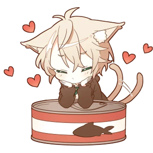 😞 Стикер «Neko kun» для Telegram