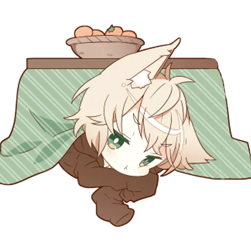 🍽 Стикер «Neko kun» для Telegram