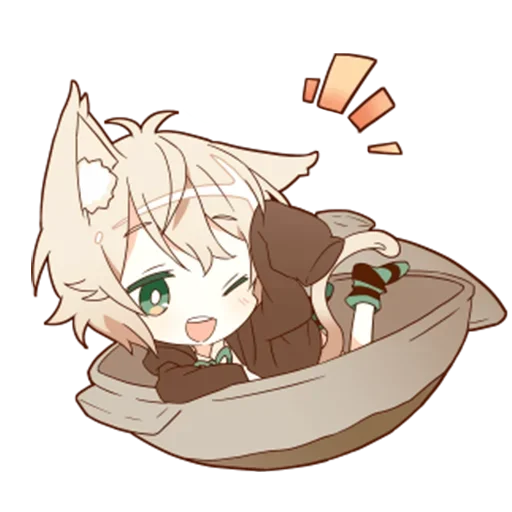 🐱 Стикер «Neko kun» для Telegram