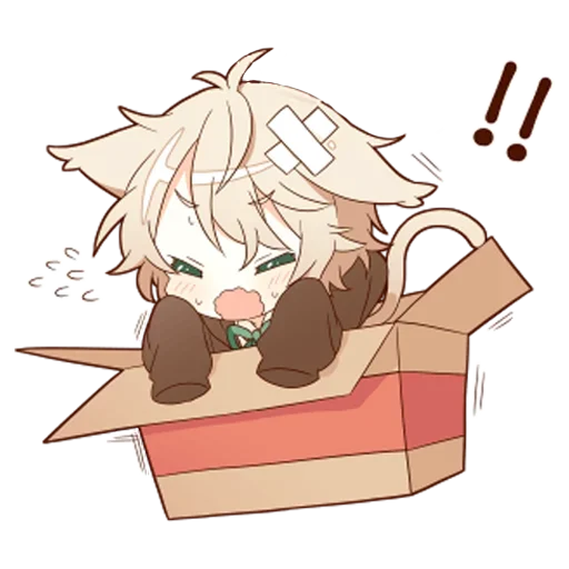 😱 Стикер «Neko kun» для Telegram