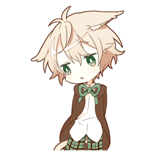 😲 Стикер «Neko kun» для Telegram