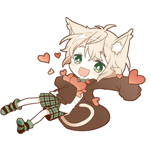 ♥️ Стикер «Neko kun» для Telegram