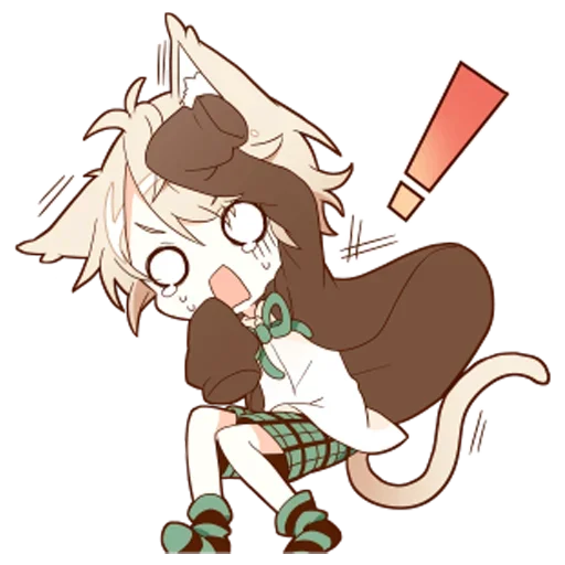 😱 Стикер «Neko kun» для Telegram