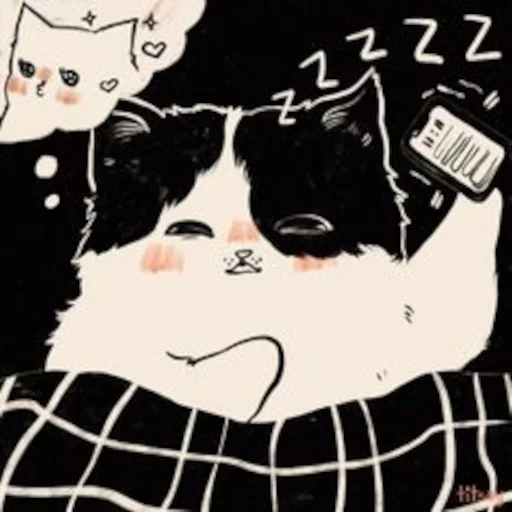 😴 Стикер «Neko titsay» для Telegram